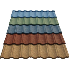 Multifunctional Spanish red tiles Slate Tile Anti-Fade Stone Steel Roof Sheet